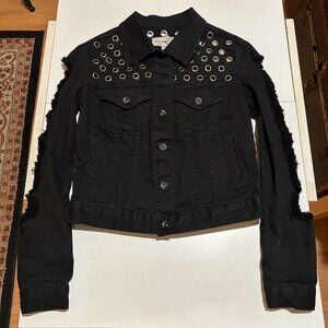 Black Distressed Grunge Jacket ⚙️⛓️‍💥🔩